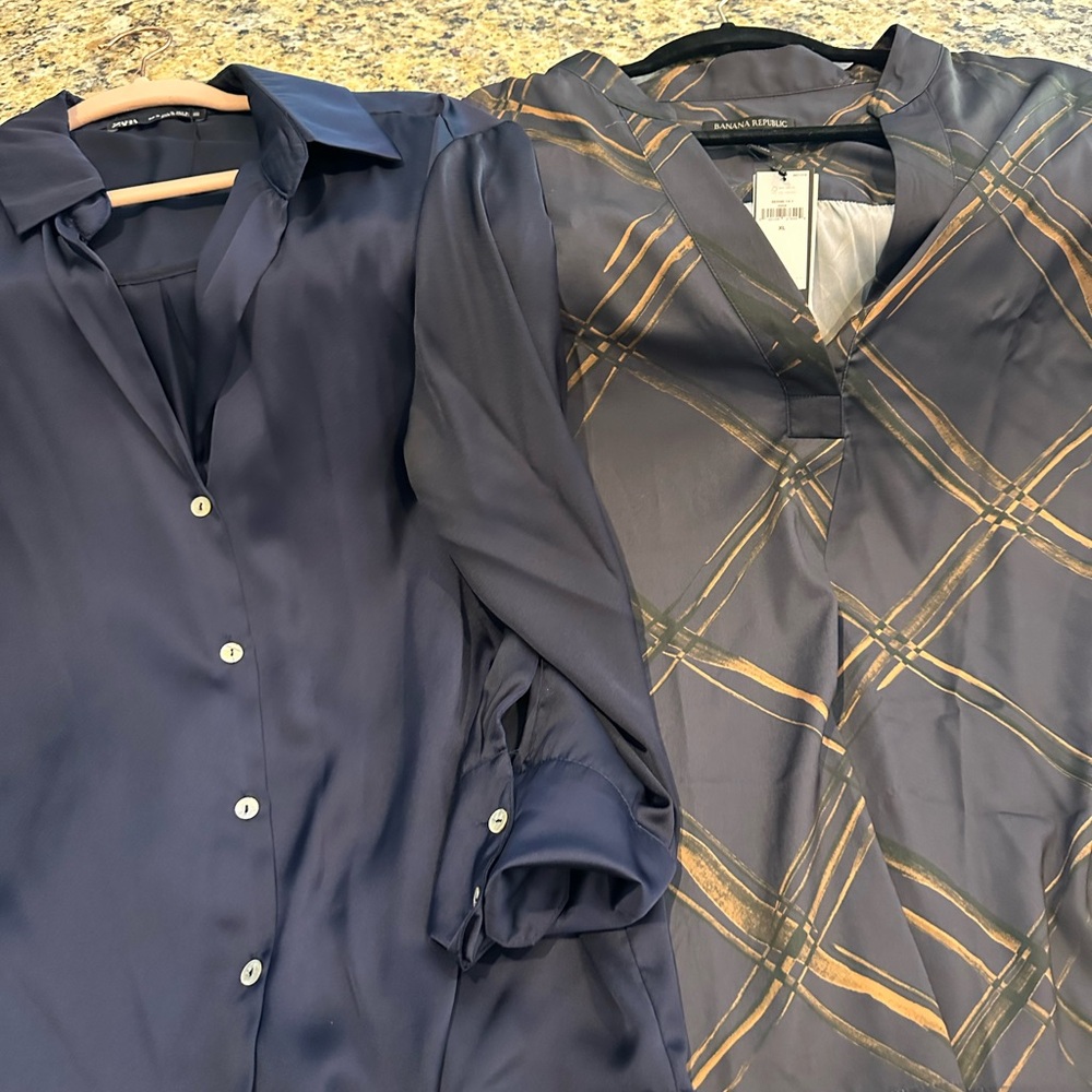 Zara and Banana Repulbic dress or work shirts
